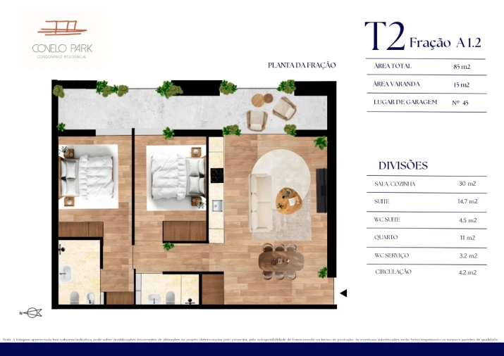 Apartamento T2 para Venda em Paranhos Foto 14