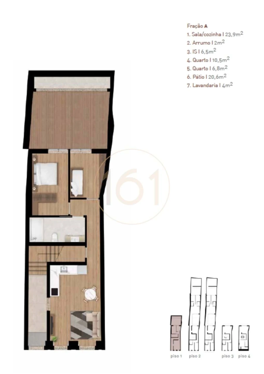 Apartamento T2 para Venda em Campanhã Foto 12