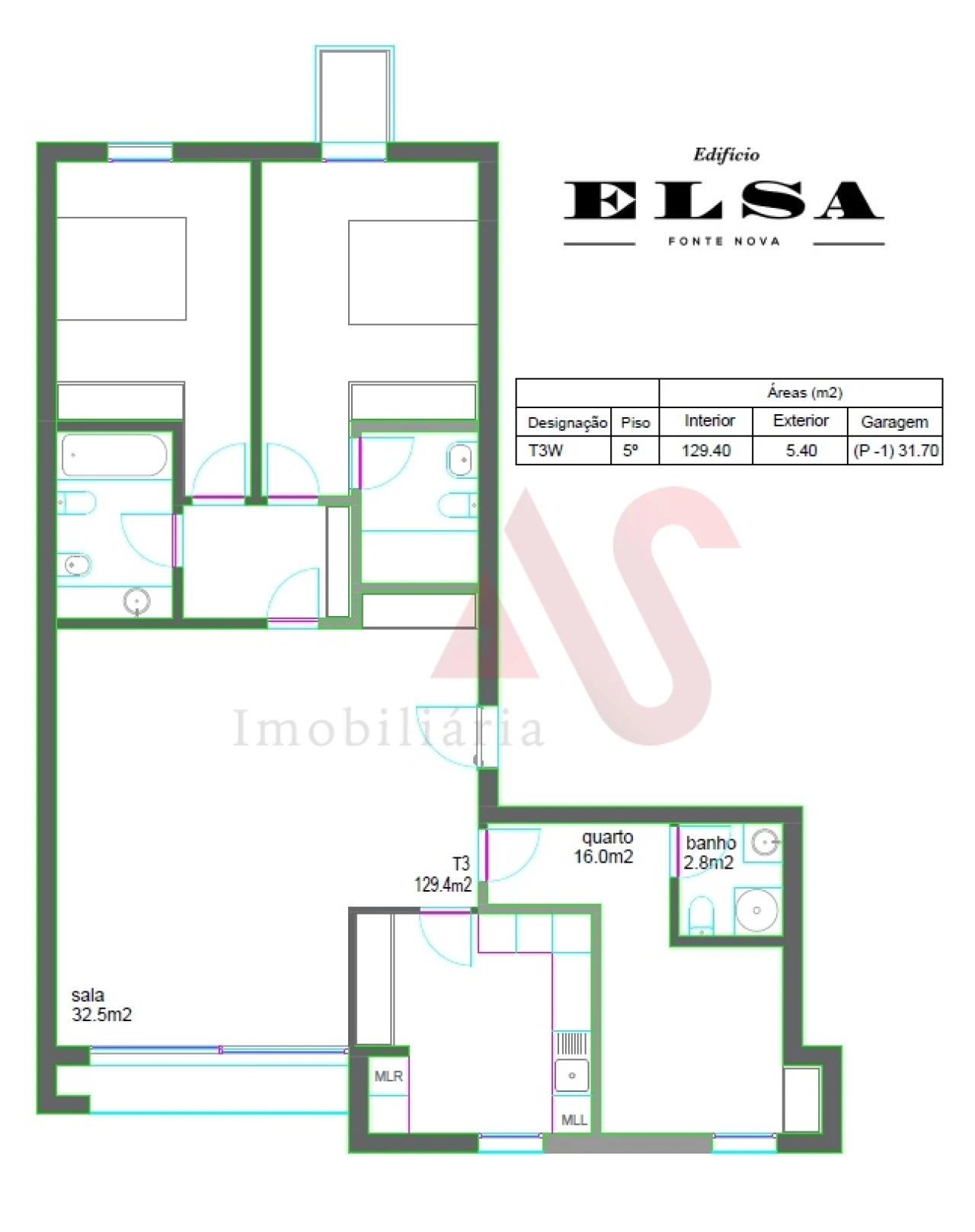Apartamento T3 para Venda em Glória e Vera Cruz Foto 16