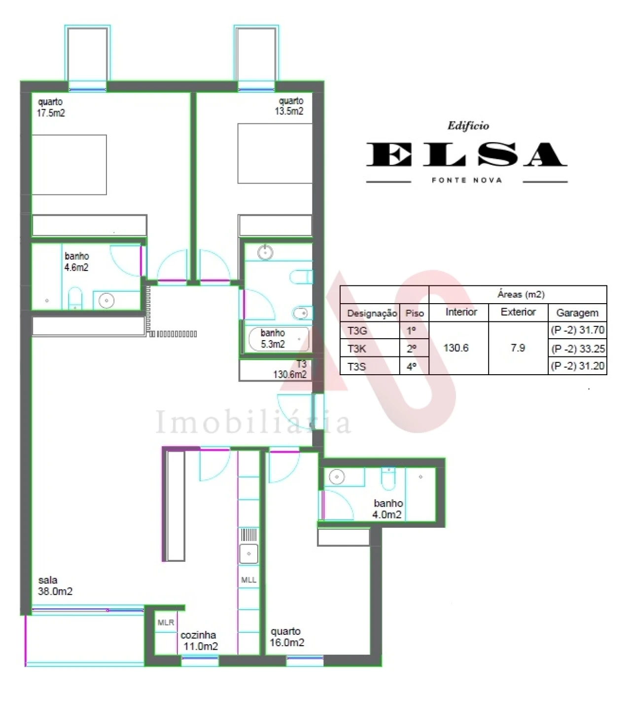 Apartamento T3 para Venda em Glória e Vera Cruz Foto 20
