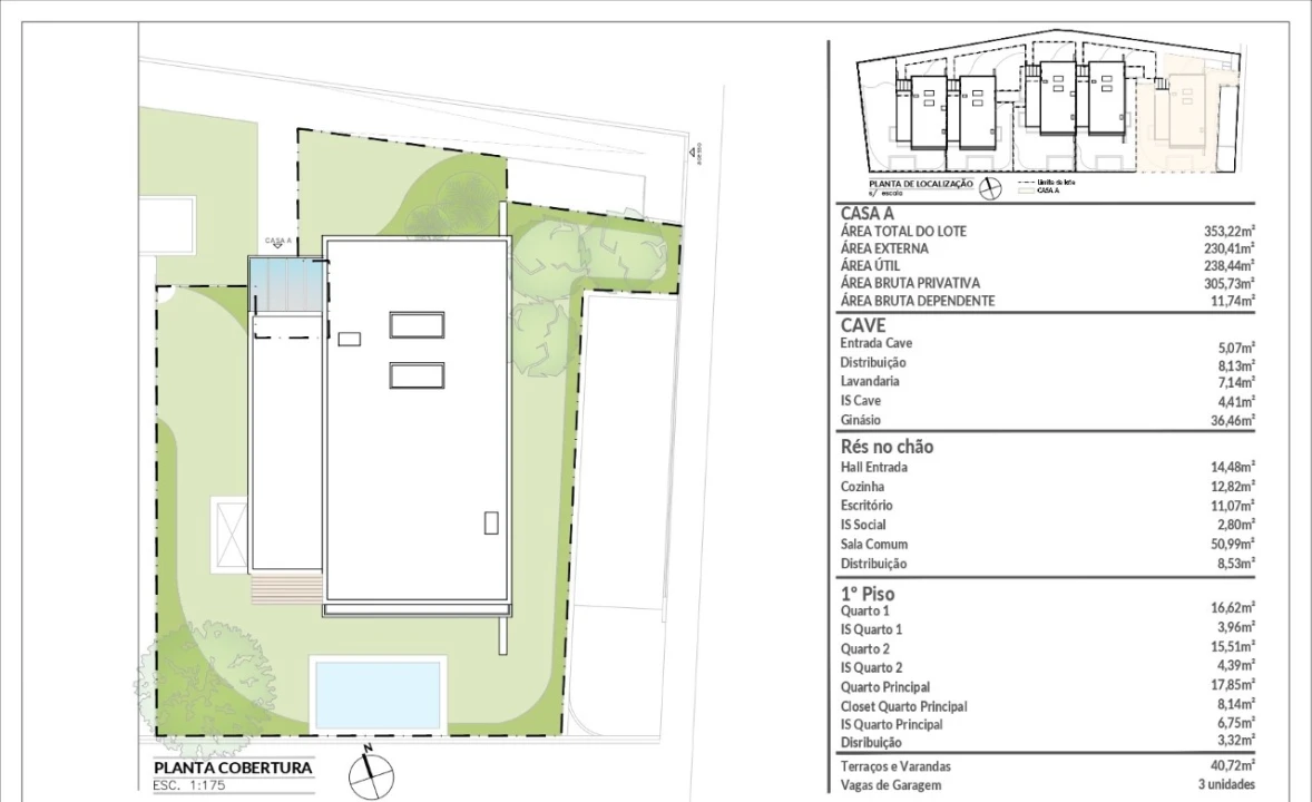 Moradia T4 para Venda em Cascais e Estoril Planta 4
