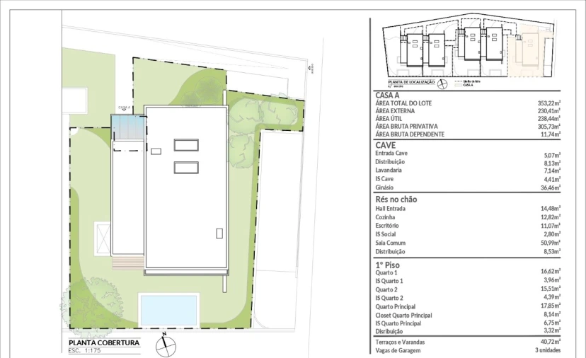 Moradia T4 para Venda em Cascais e Estoril Planta 4