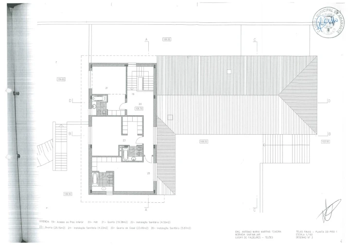 Moradia T7 para Venda em Telões Planta 2