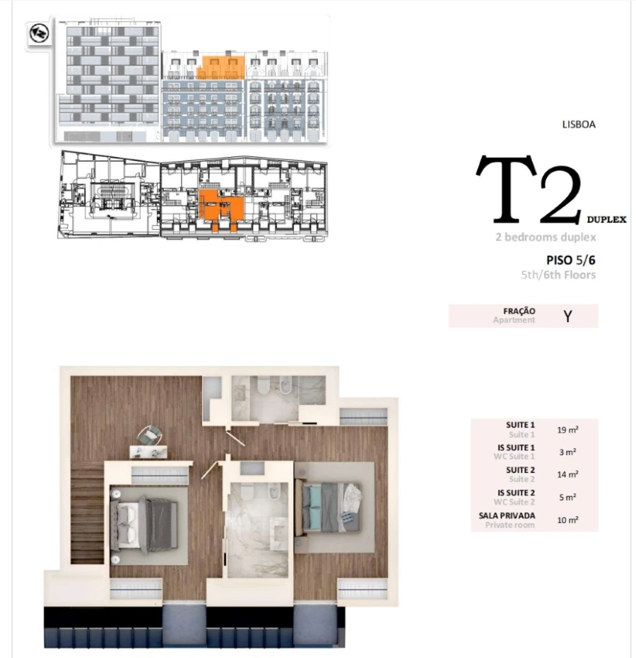 Apartamento T2 para Venda em Alvalade Foto 13