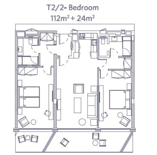 Apartamento T3 para Venda em Alcantara Planta 1