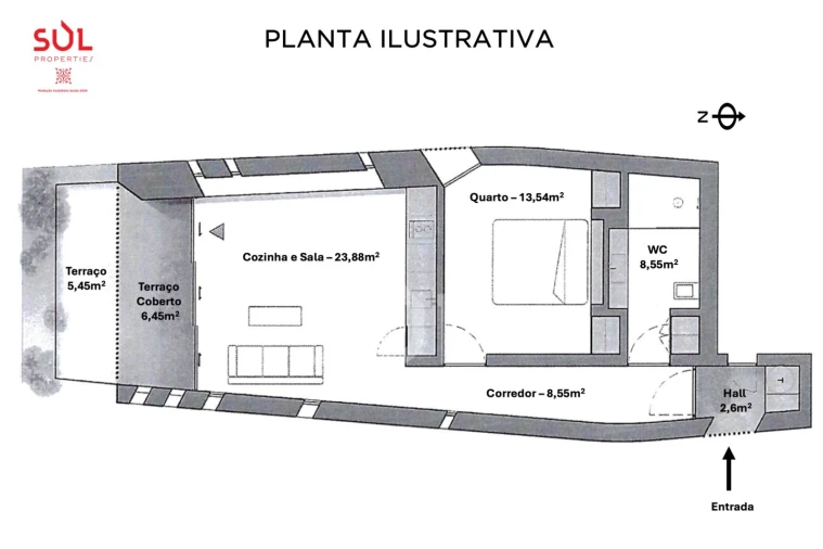 Apartamento T1 para Venda em Odiaxere Foto 33