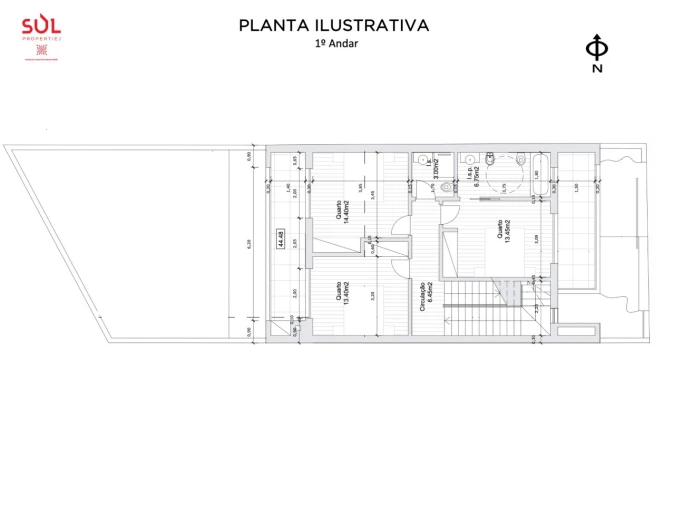 Moradia T3 para Venda em Alvor Planta 2