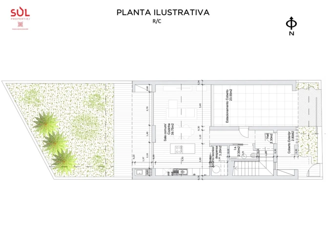 Moradia T3 para Venda em Alvor Planta 1