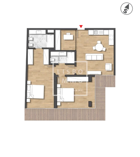 Apartamento T2 para Venda em Campolide