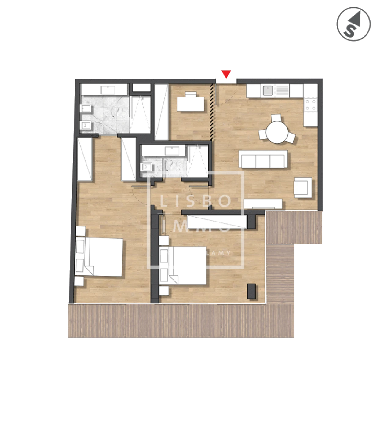 Apartamento T2 para Venda em Campolide Foto 11
