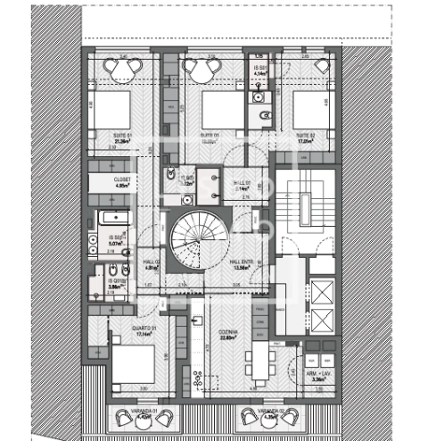 Apartamento T4 para Venda em Santo António