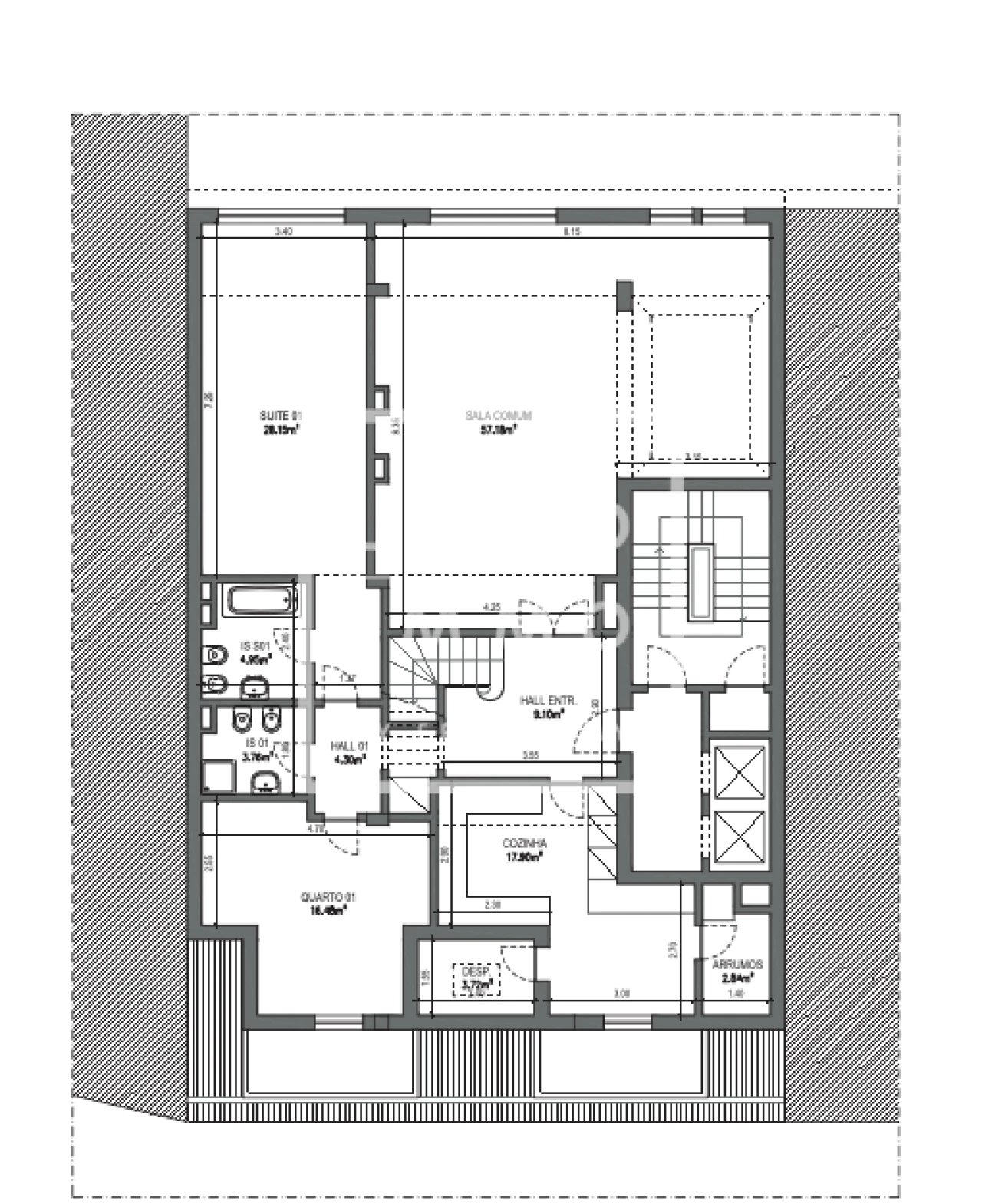 Apartamento T4 para Venda em Santo António Foto 57