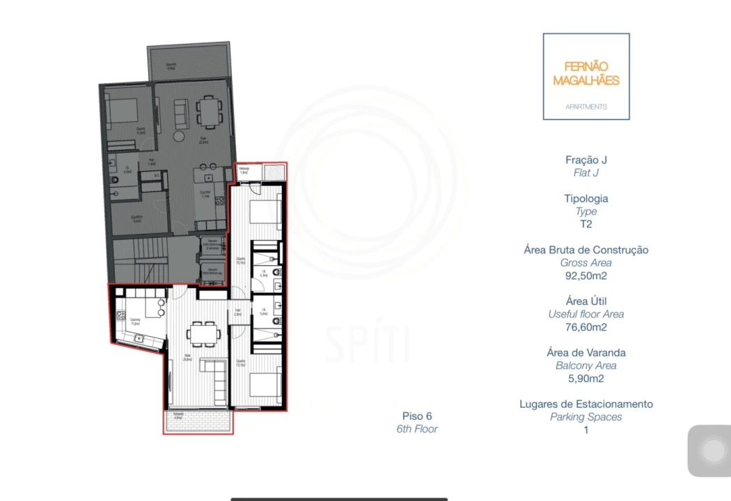Apartamento T2 para Venda em Paranhos Foto 9