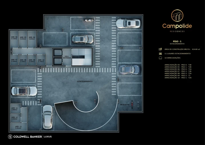 Apartamento T1 para Venda em Campolide Planta 5