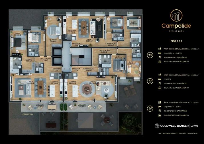 Apartamento T2 para Venda em Campolide Planta 1