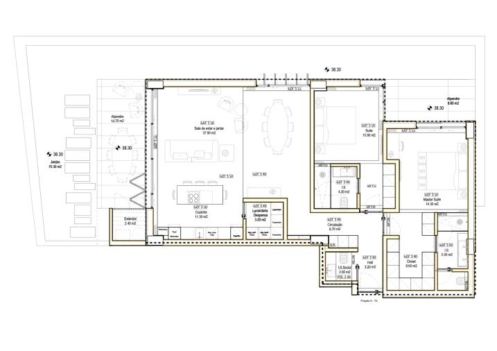 Apartamento T2 para Venda em São Martinho Foto 22