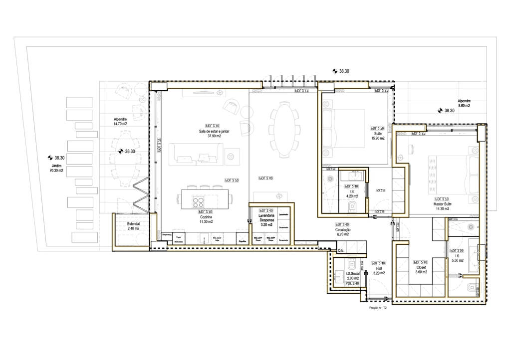 Apartamento T2 para Venda em São Martinho Foto 22