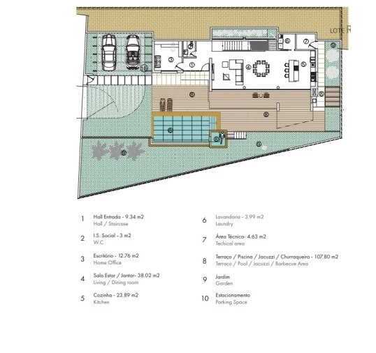Moradia T2 para Venda em Prazeres Planta 1