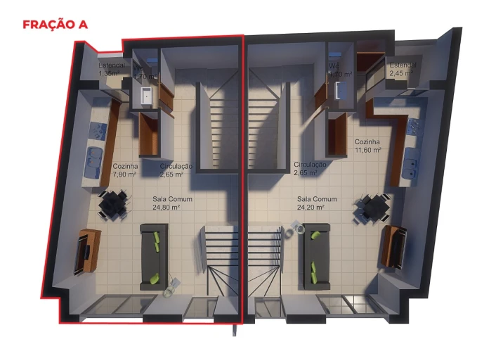 Moradia T3 para Venda em Alcobaça e Vestiaria Foto 5