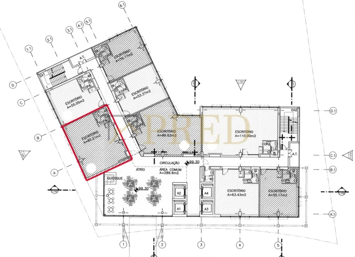 Escritório para Arrendamento em Santa Marinha e São Pedro da Afurada Foto 9