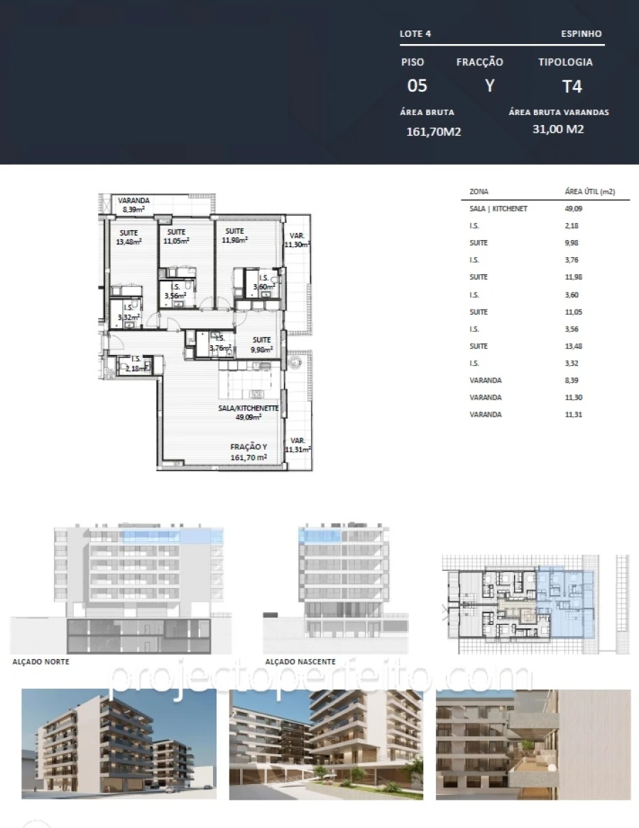 Apartamento T4 para Venda em Espinho Foto 38