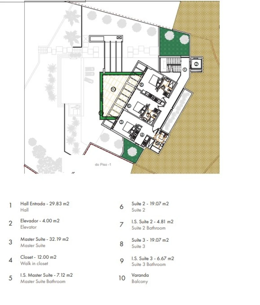 Moradia T3 para Venda em Prazeres Planta 1