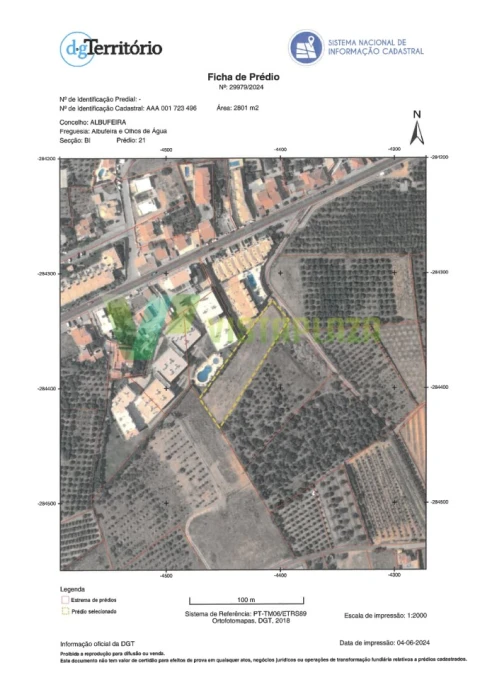 Terreno para Venda em Albufeira e Olhos de Água