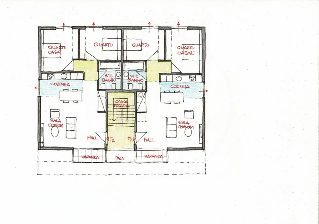 Apartamento T2 para Venda em Travanca Foto 4