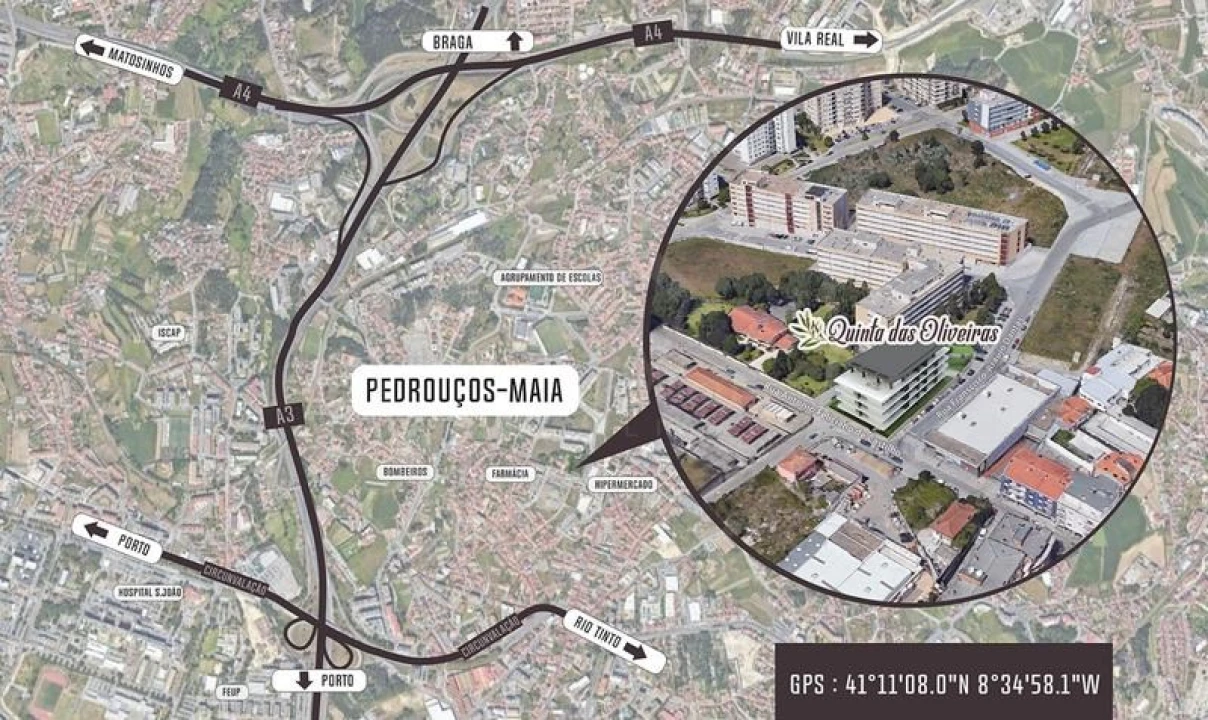 Apartamento T3 para Venda em Pedrouços Foto 10