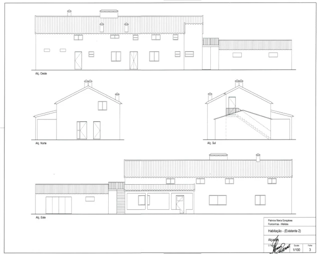 Quinta T8 para Venda em Melides Planta 1