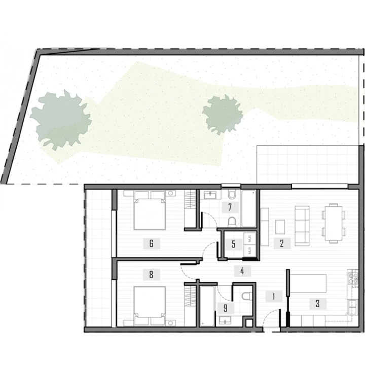 Apartamento T2 para Venda em São Martinho Planta 2