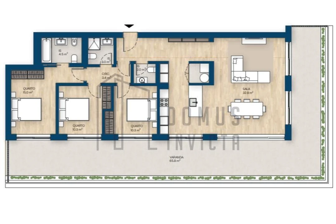 Apartamento T3 para Venda em Canidelo Foto 35