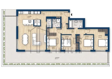 Apartamento T4 para Venda em Canidelo