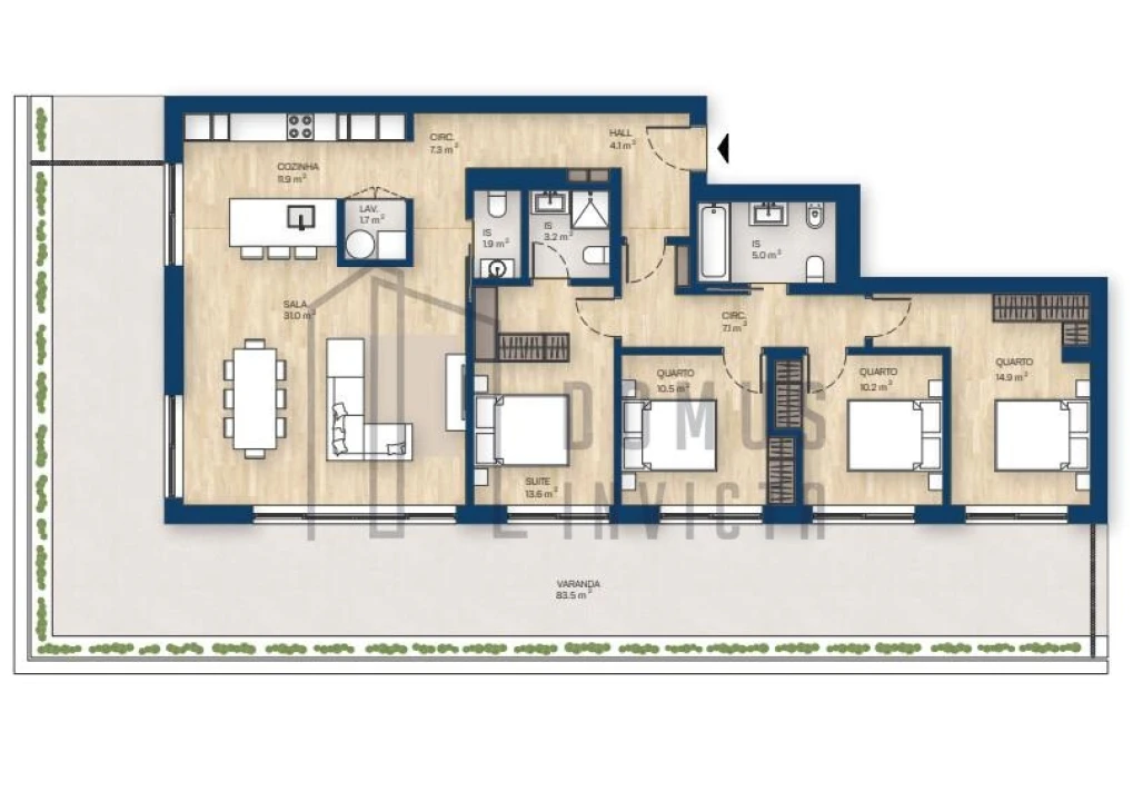 Apartamento T4 para Venda em Canidelo Foto 35