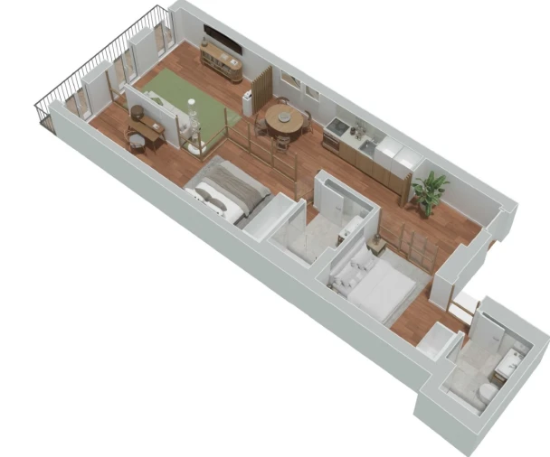Apartamento T2 para Venda em Cedofeita, Santo Ildefonso, Sé, Miragaia, São Nicolau e Vitória Planta 1