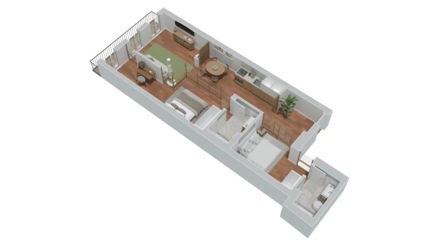 Apartamento T2 para Venda em Cedofeita, Santo Ildefonso, Sé, Miragaia, São Nicolau e Vitória Planta 1