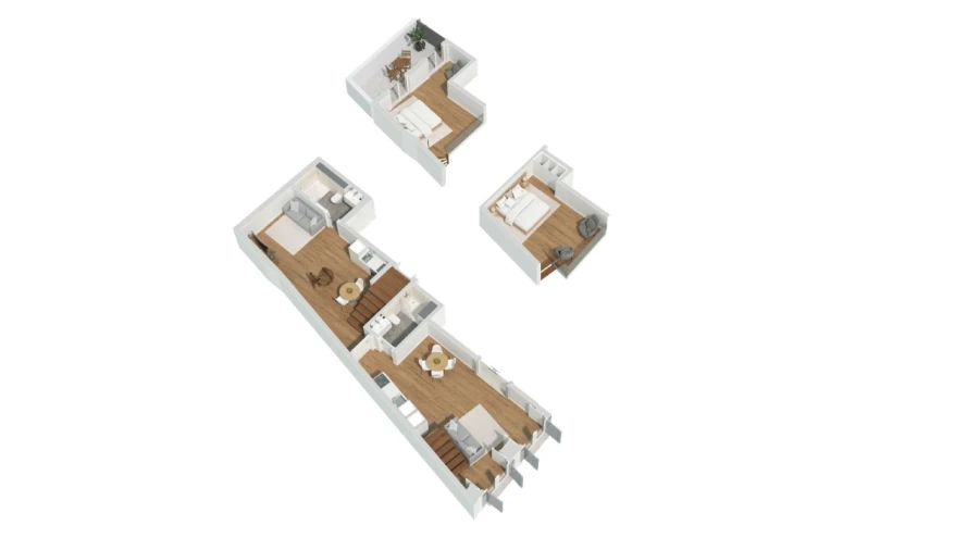 Apartamento T1 para Venda em Santa Marinha e São Pedro da Afurada Planta 1