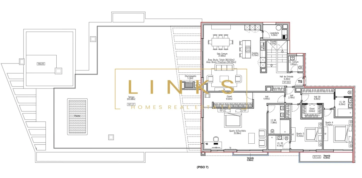 Apartamento T6 para Venda em Funchal (São Pedro) Foto 55