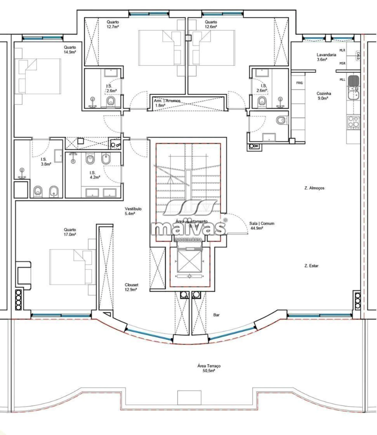 Apartamento T4 para Venda em Matosinhos e Leça da Palmeira Foto 39