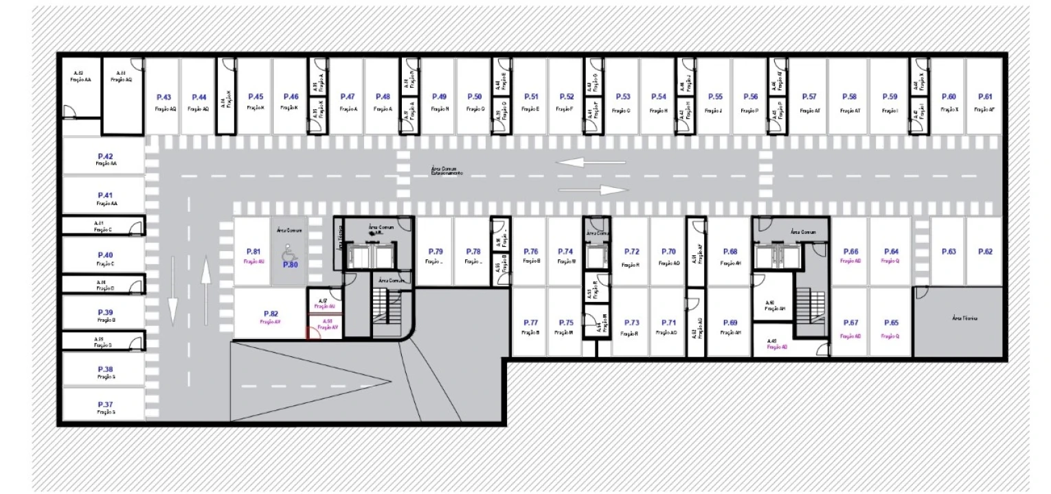 Apartamento T3 para Venda em Canidelo Planta 2