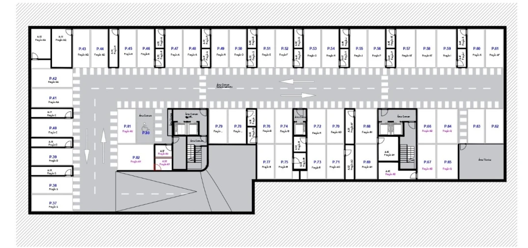 Apartamento T3 para Venda em Canidelo Planta 2