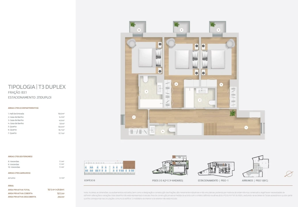 Apartamento T3 para Venda em Cedofeita, Santo Ildefonso, Sé, Miragaia, São Nicolau e Vitória Foto 14