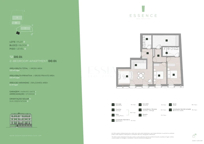 Apartamento T2 para Venda em Campanhã Planta 1