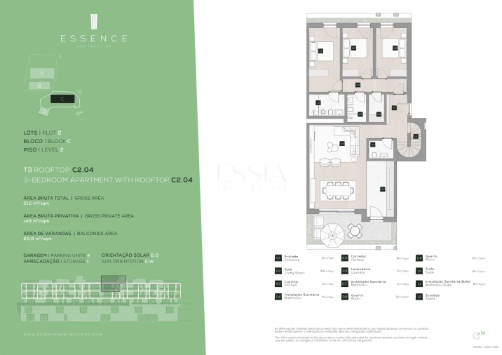 Apartamento T3 para Venda em Campanhã Planta 1