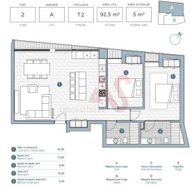 Apartamento T2 para Venda em Paranhos
