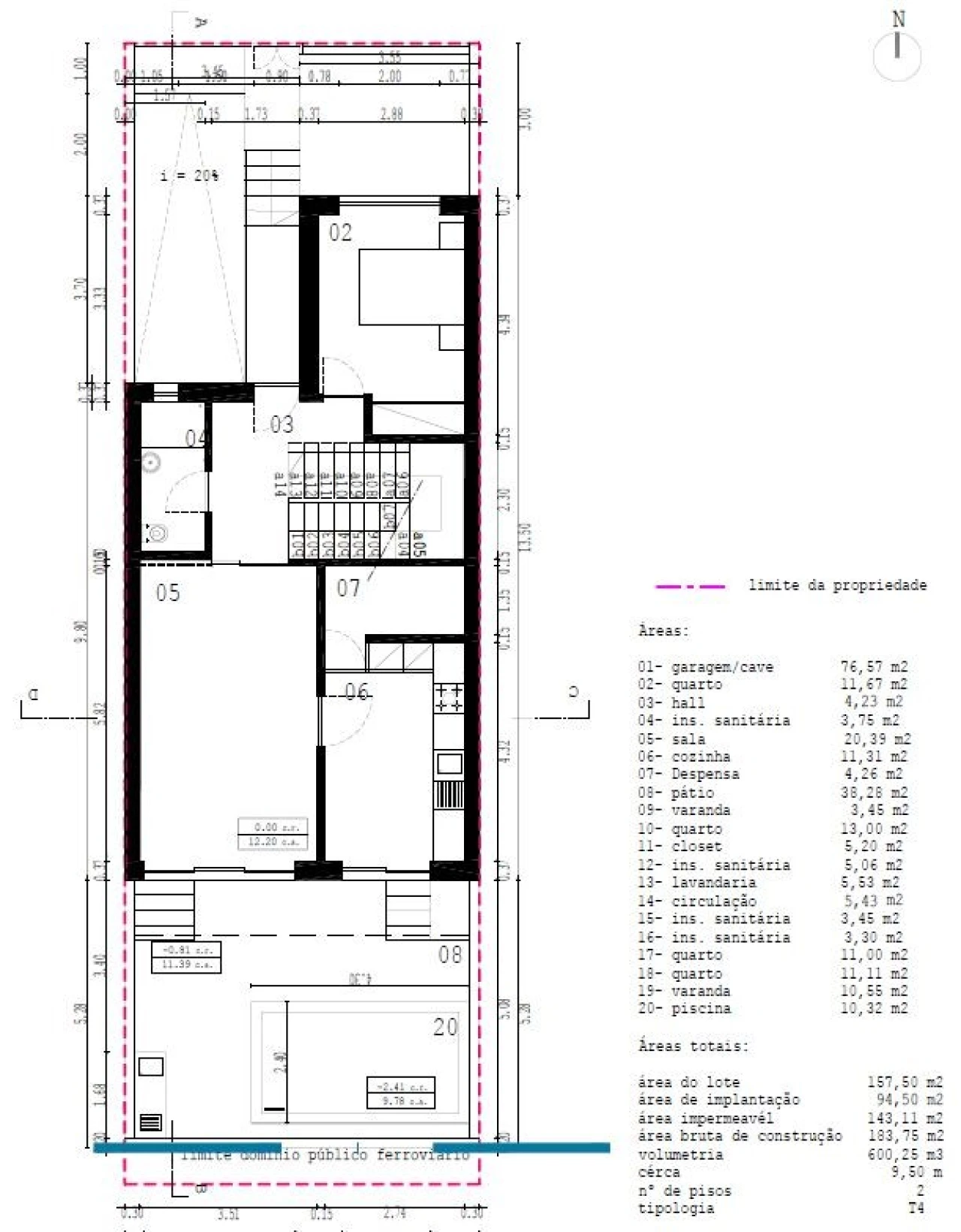 Moradia T4 para Venda em Tavira (Santa Maria e Santiago) Planta 3