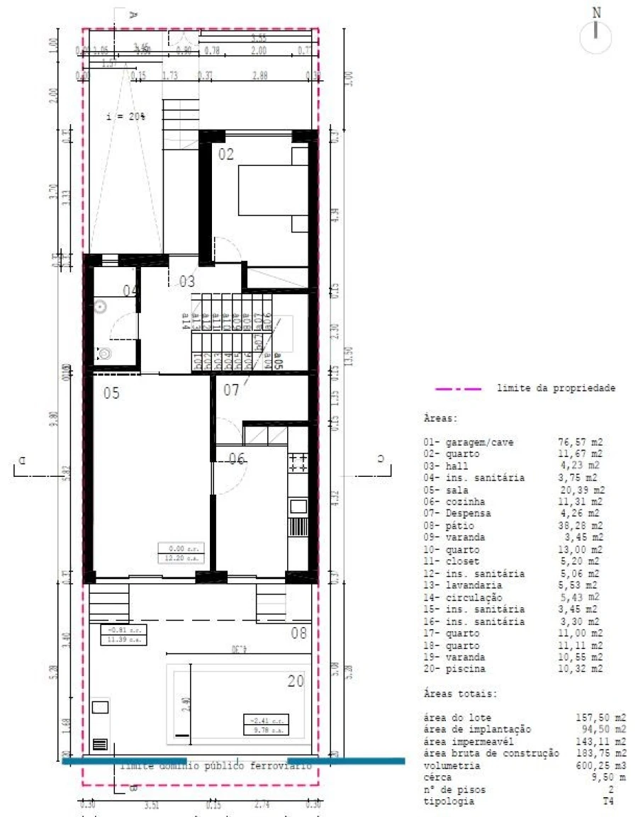 Moradia T4 para Venda em Tavira (Santa Maria e Santiago) Planta 3