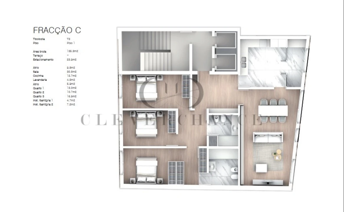 Apartamento T3 para Venda em Cedofeita, Santo Ildefonso, Sé, Miragaia, São Nicolau e Vitória Foto 7