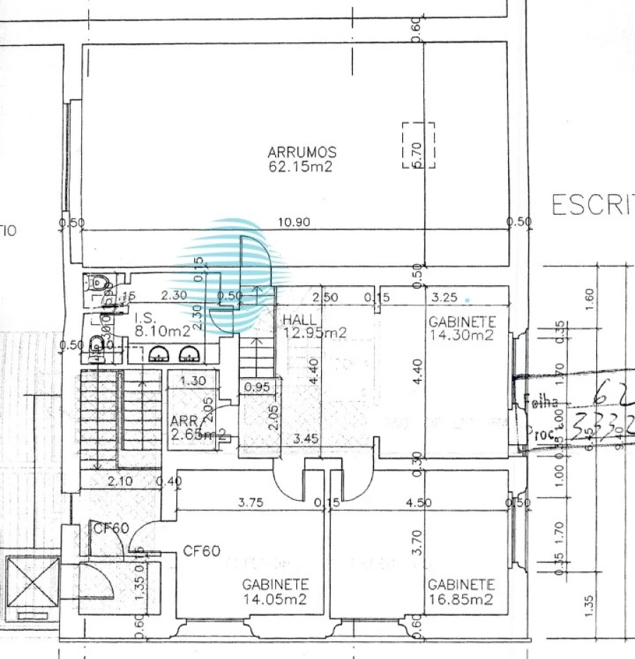 Escritório para Arrendamento em Marvila Planta 1