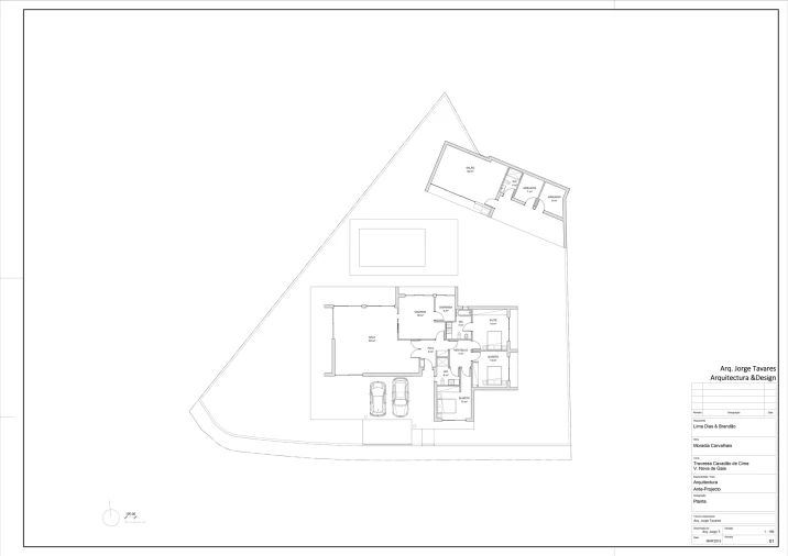 Moradia T3 para Venda em Mafamude e Vilar do Paraíso Planta 1